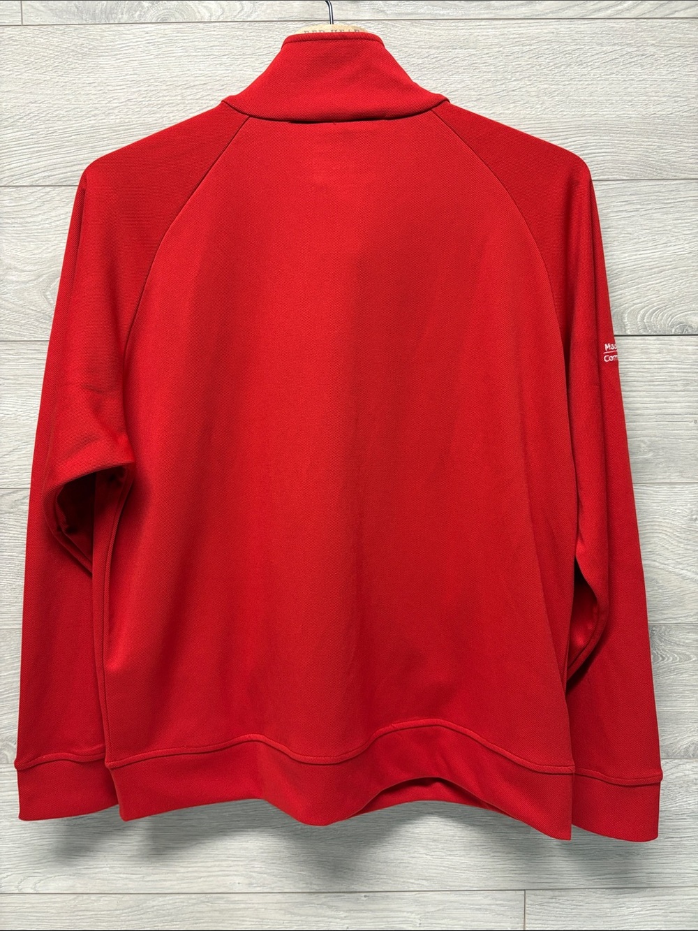 Coca Cola Men's Red Casual Full Zip Sweater - Picture 2 of 10